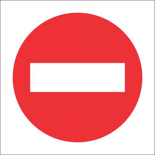 Prohibitory Signs